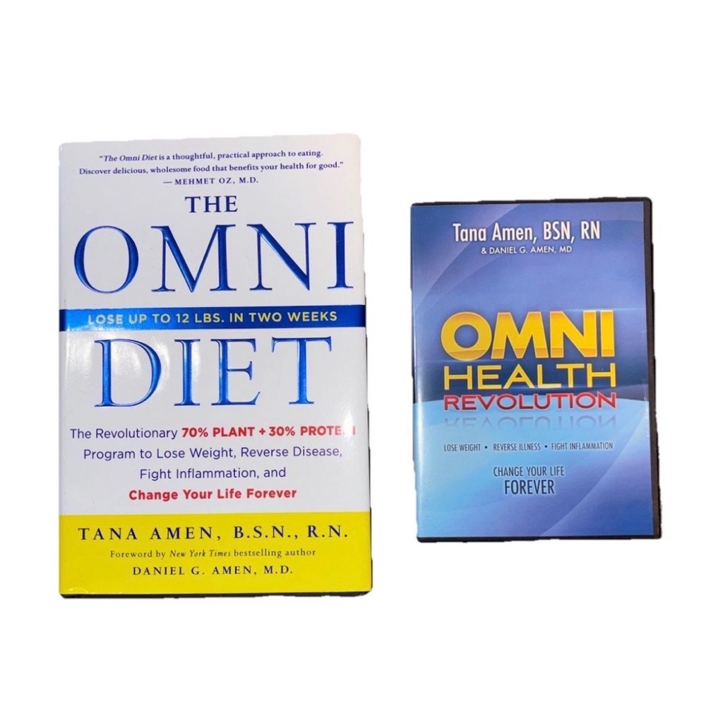 The Omni Diet Book & Omni Health Revolution DVD By Tana Amen Change Your Life